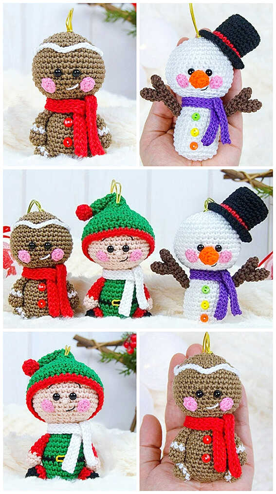 Amigurumi Christmas Ornament Free Pattern Free Amigurumi