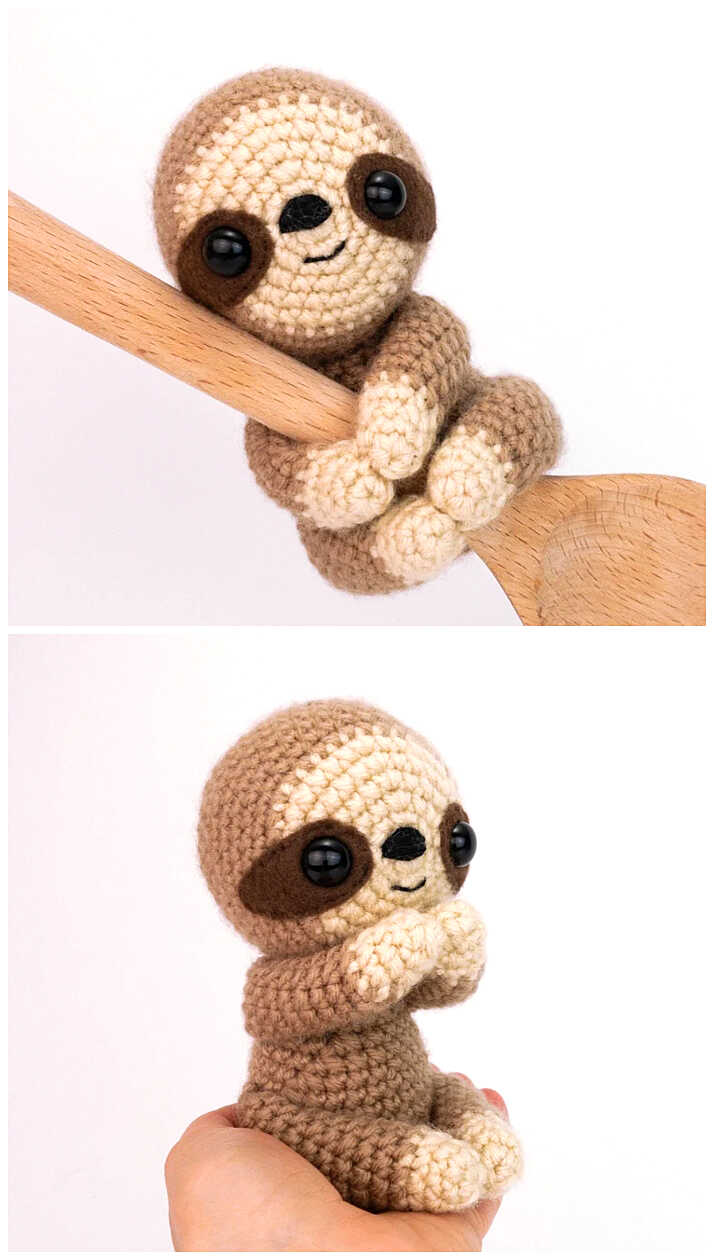 Amigurumi Sloth Crochet Free Pattern - Free Amigurumi