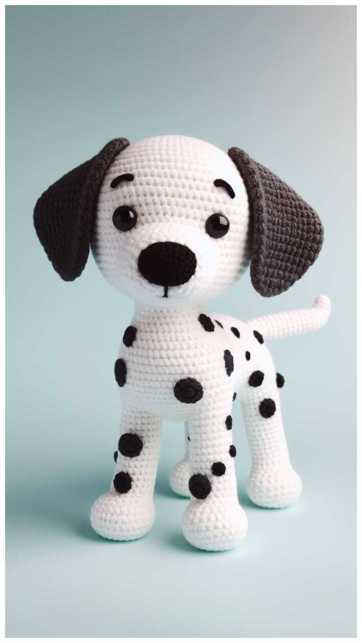 Crochet Dalmatian Dog Free Amigurumi Pattern Free Amigurumi