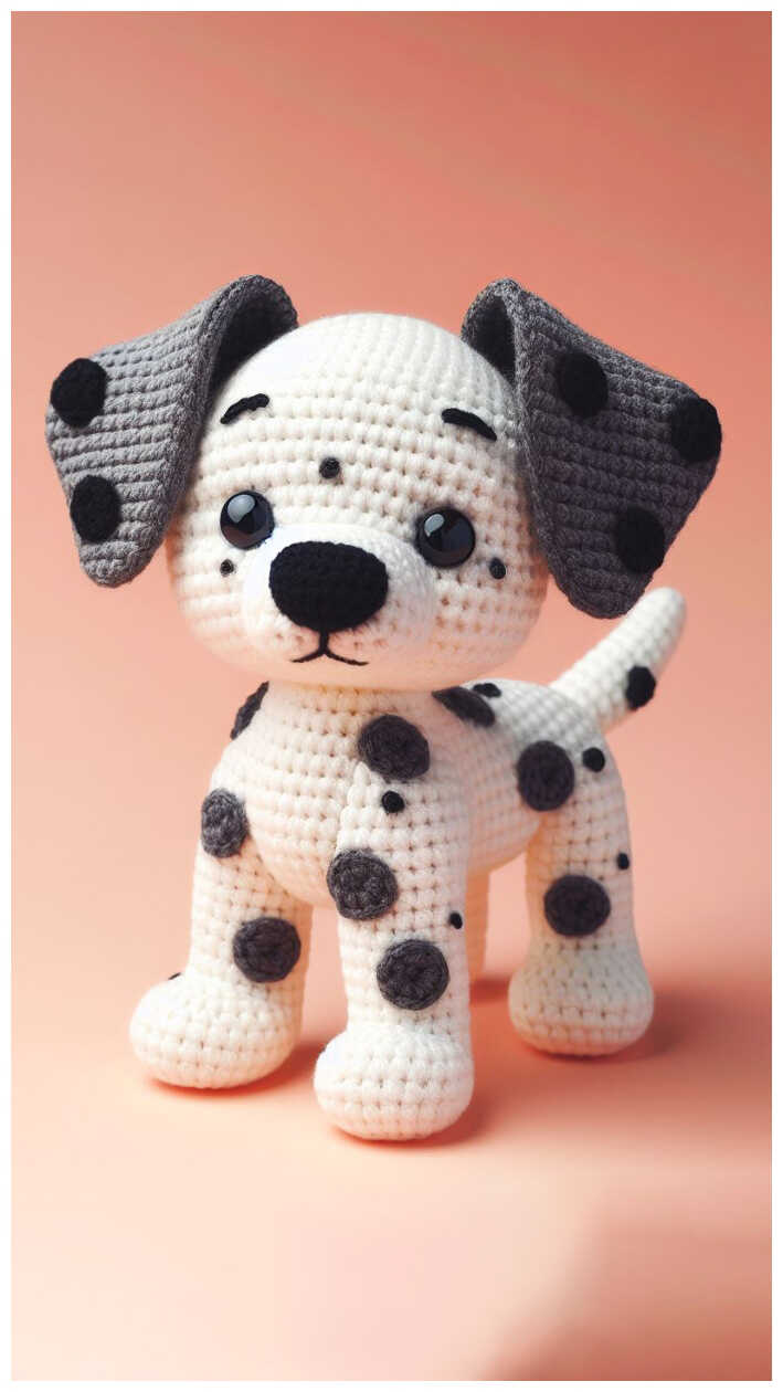Crochet Dalmatian Dog Free Amigurumi Pattern Free Amigurumi