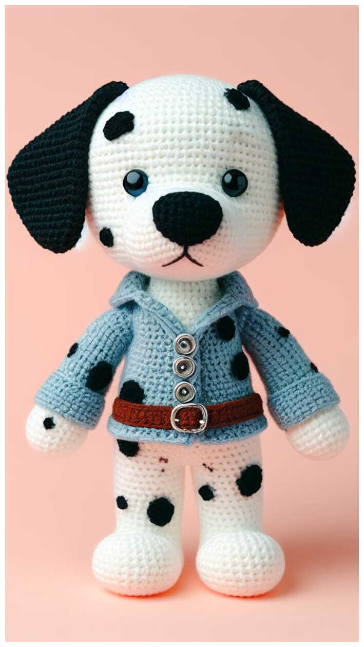 Crochet Dalmatian Dog Free Amigurumi Pattern Free Amigurumi