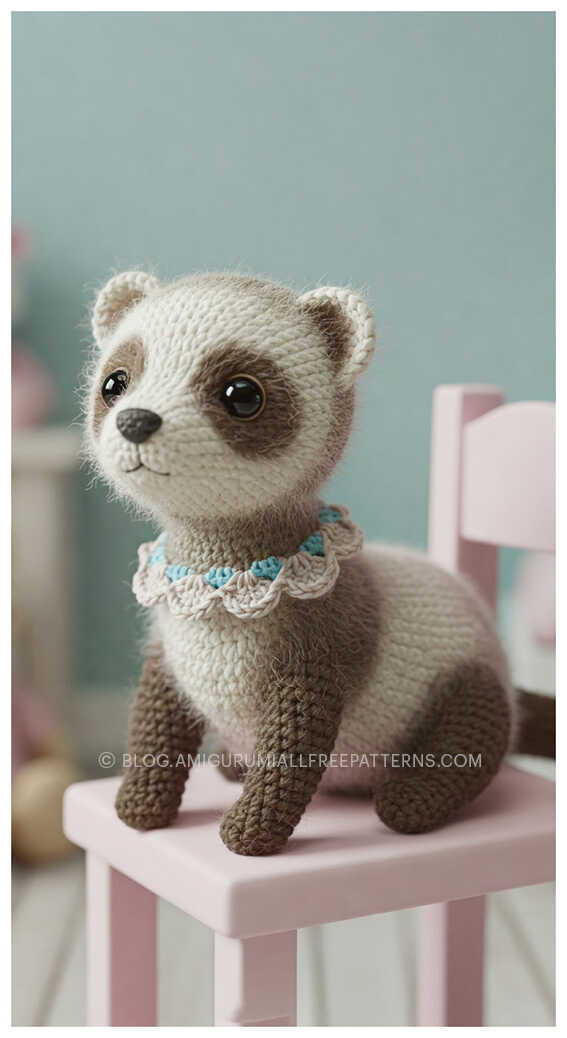 Amigurumi Ferret Crochet Free Pattern - Free Amigurumi Pattern