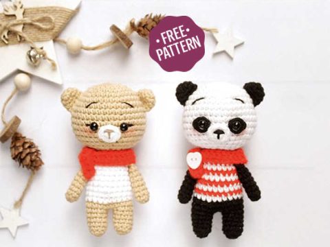 Free Crochet Bear and Panda Amigurumi Pattern: Beginner Friendly